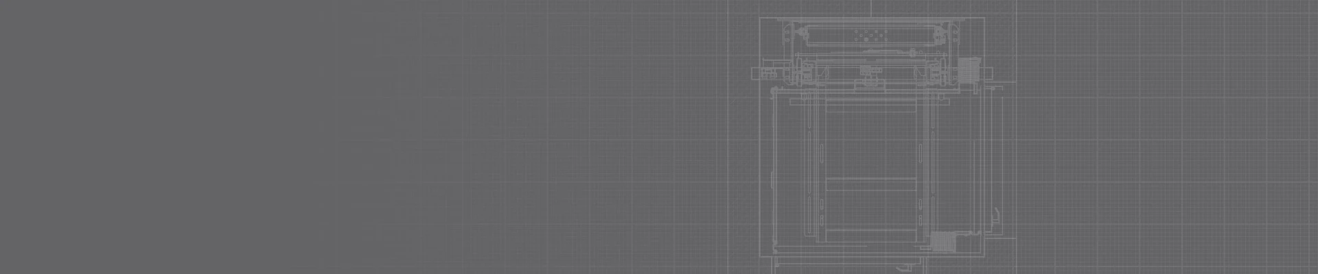 Grayscale architectural drawings for a home elevator against a gridded background.