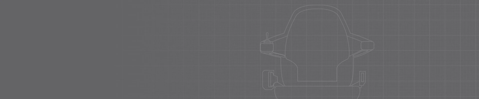 Grayscale architectural drawings for a curved stair lift against a gridded background.